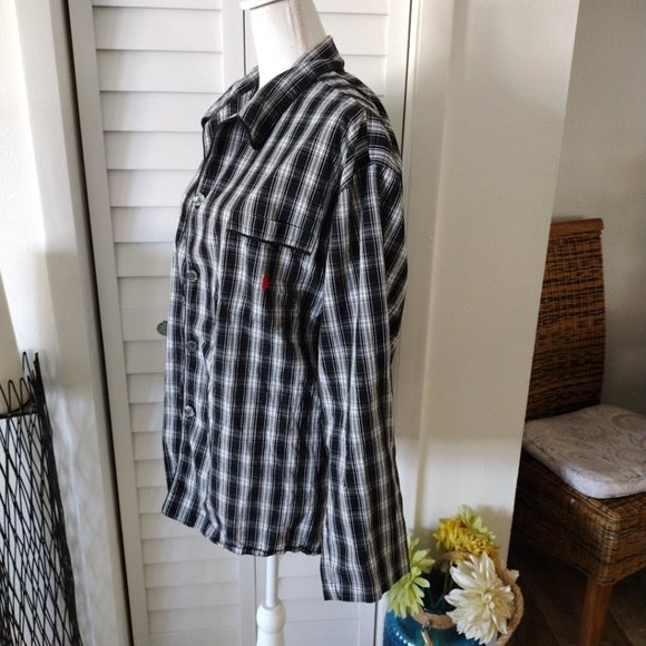 Polo Ralph Lauren men's plaid button-front long sleeve pajama top Sz M - Picture 6 of 8